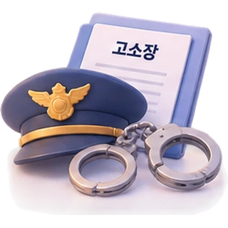 형사 고소 상담 일러스트